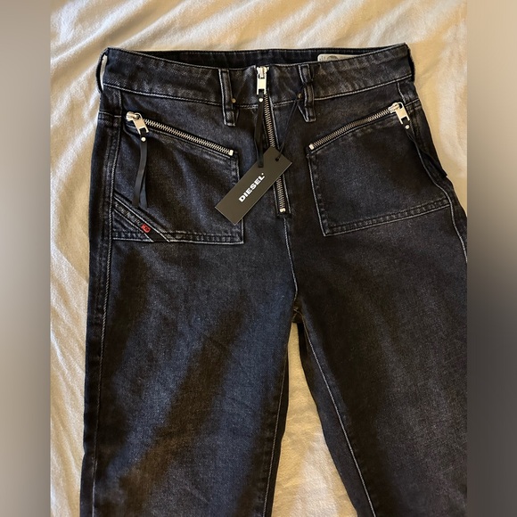 Diesel Black Jeans (NWT) Size 28 - Picture 3 of 4